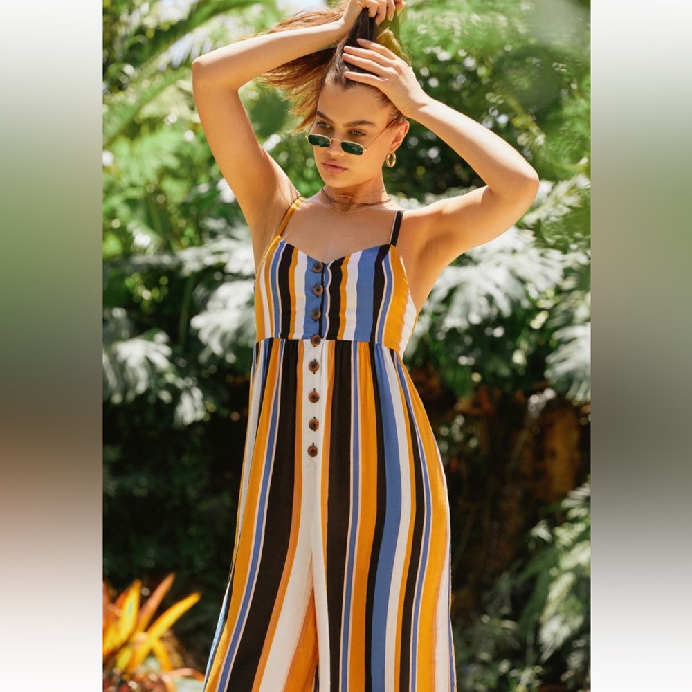 Stripe jumpsuit
